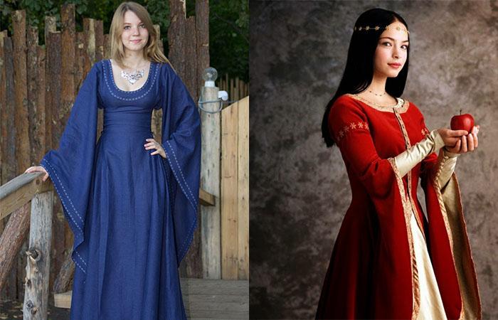 Прически и макияж в средневековья