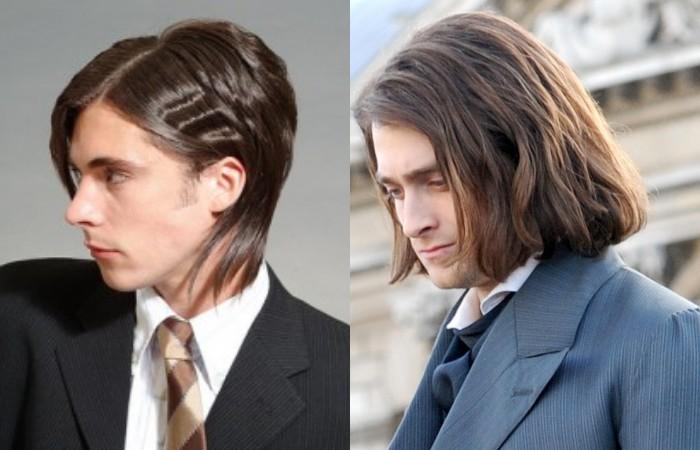 Длинные волосы у мужчин каре
