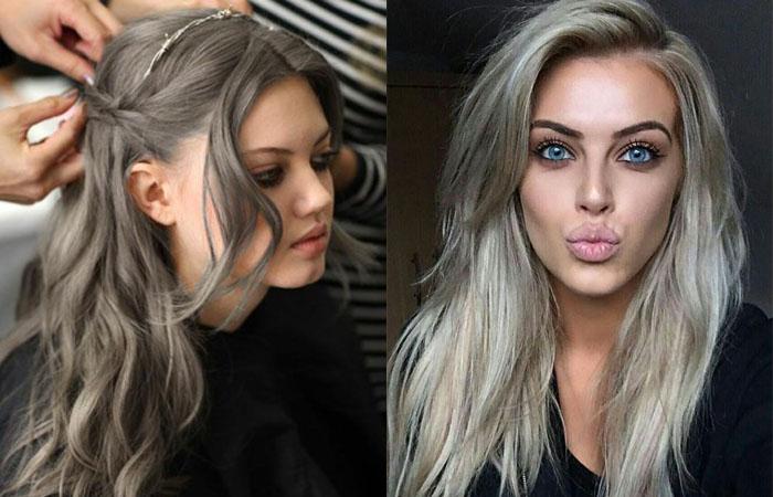 Как можно покрасить седые волосы красиво фото