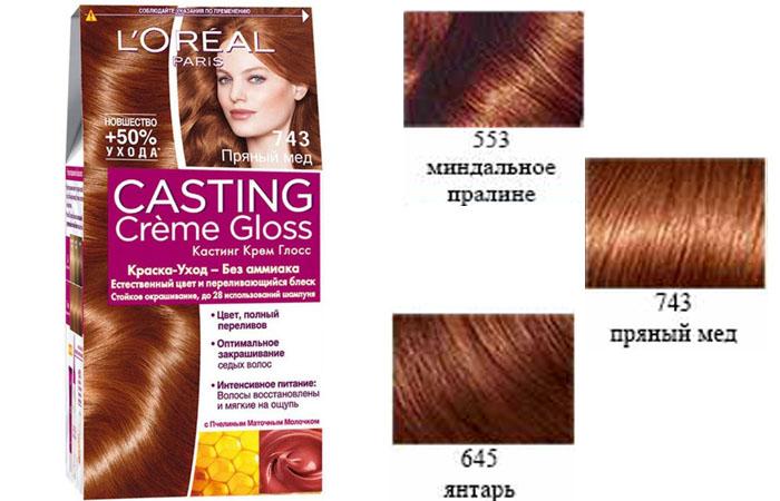 Краска для волос т 6.45 янтарный темно-рыжий Color Sensation