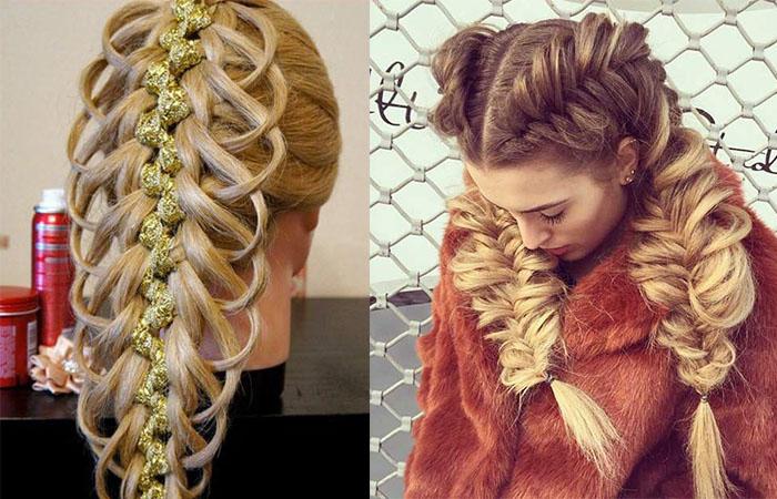 Плетение кос на длинные волосы: фото идей, пошаговые инструкции с фото