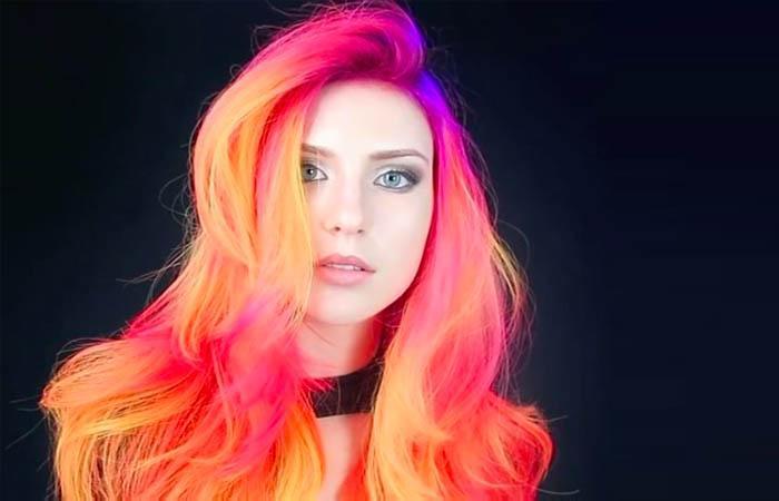 Цветные волосы: 35 модных идей